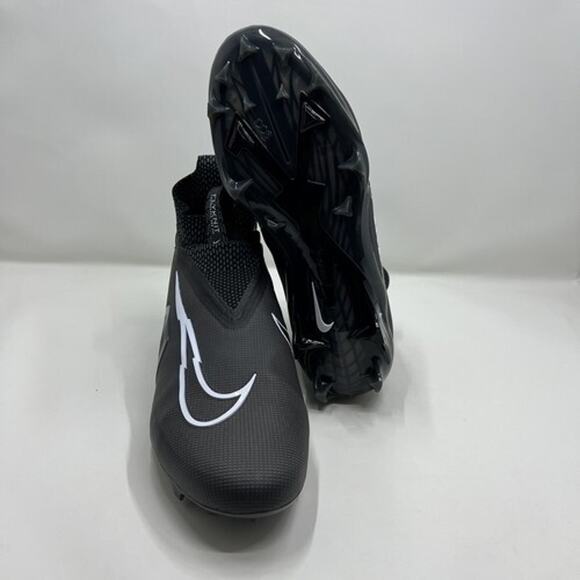 Nike Alpha Menace Elite 3 White Black Football Cleats CT6648-010 Mens Size 13.5 main image 4